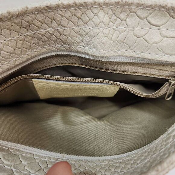 Genuine Leather Small Snake Box Bag Adjustable Chain Strap Crossbody or Shoulder - Picture 4 of 15